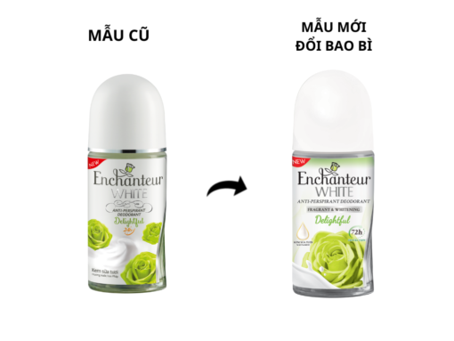 Lăn khử mùi dưỡng trắng da Enchanteur White Delightful 50ml - Hình ảnh 3