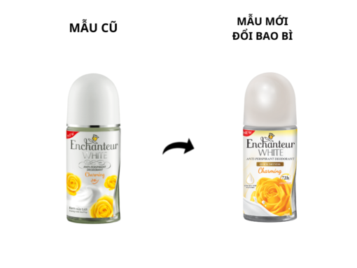 Lăn khử mùi dưỡng trắng da Enchanteur White Charming 50ml - Hình ảnh 3
