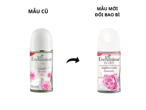 Lăn khử mùi dưỡng trắng da Enchanteur White Romantic 50ml - Hình ảnh 3