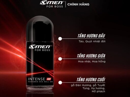 Lăn khử mùi X-Men For Boss Intense 50ml - Hình ảnh 6