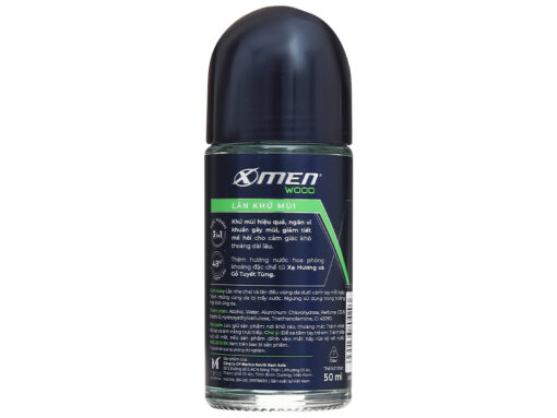 Lăn khử mùi X-Men Wood Sport thơm lâu 50ml - Hình ảnh 3