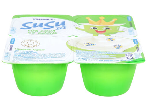 Lốc 4 hộp sữa chua cho trẻ em có đường IQ SuSu 80g - Hình ảnh 4