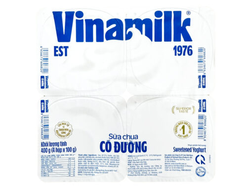 Lốc 4 hộp sữa chua có đường Vinamilk 100g