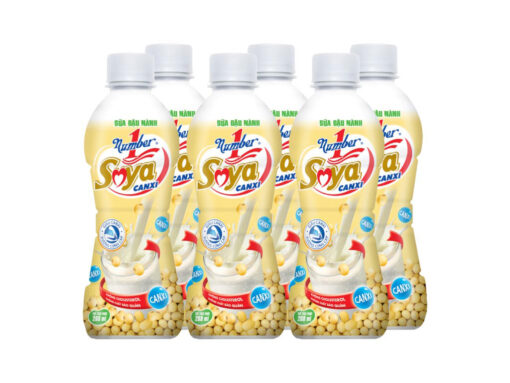 Lốc 6 chai sữa đậu nành Number1 Soya Canxi 268ml - Hình ảnh 2