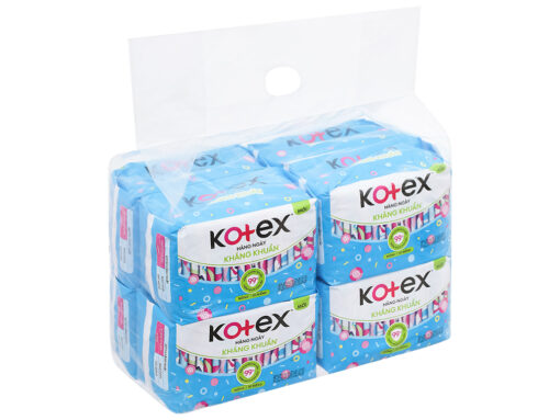 Lốc 8 gói băng vệ sinh hàng ngày Kotex siêu mềm kháng khuẩn 20 miếng - Hình ảnh 2