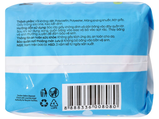 Lốc 8 gói băng vệ sinh hàng ngày Kotex siêu mềm kháng khuẩn 20 miếng - Hình ảnh 5