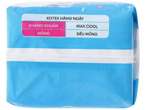 Lốc 8 gói băng vệ sinh hàng ngày Kotex siêu mềm kháng khuẩn 20 miếng - Hình ảnh 6