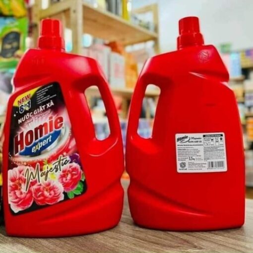 Nước giặt xả cao cấp HOMIE EXPERT Majestic chai 3,5kg - Hình ảnh 5