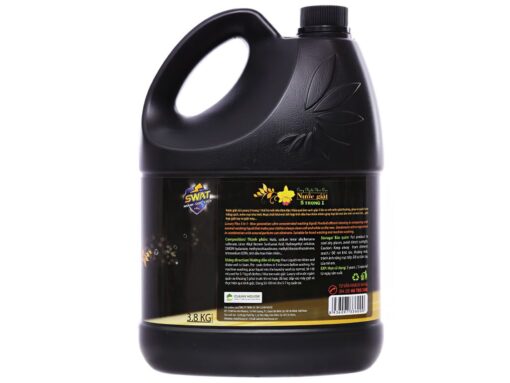 Nước giặt xả Swat Luxury hương hoa thiên nhiên can 3.8kg( tặng kèm 1 túi nước rửa chén : SL có hạn) - Hình ảnh 4
