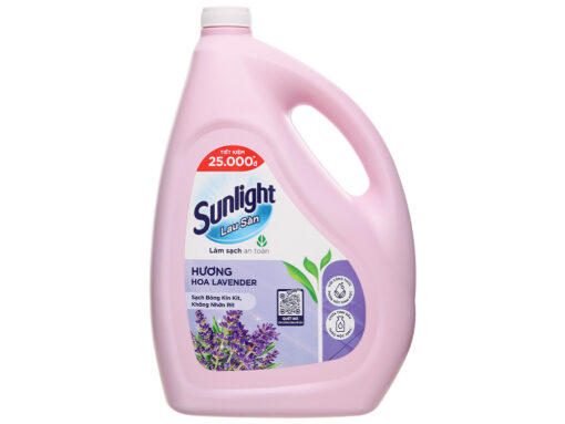 Nước lau sàn Sunlight tinh dầu thảo mộc hương lavender chai 3,6kg - Hình ảnh 2