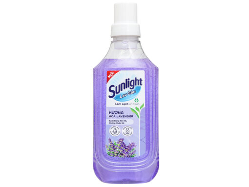 Nước lau sàn Sunlight tinh dầu thảo mộc hương lavender chai 1kg - Hình ảnh 5