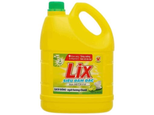 Nước Rửa Chén LIX Siêu Đậm Đặc Hương Chanh 3,6kg