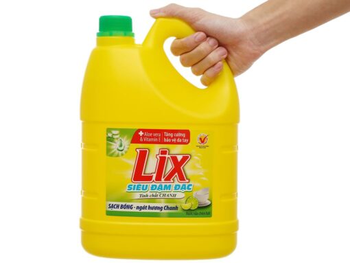 Nước Rửa Chén LIX Siêu Đậm Đặc Hương Chanh 3,6kg - Hình ảnh 3