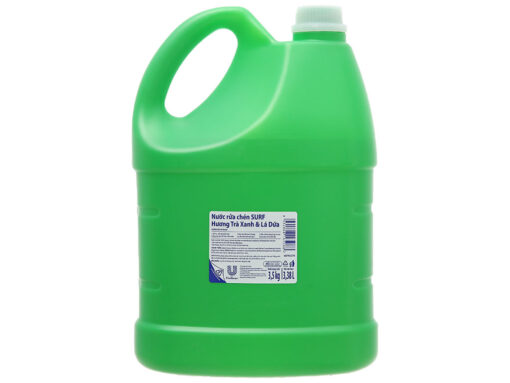 Nước rửa chén Surf trà xanh và lá dứa can 3.38 lít - Hình ảnh 3