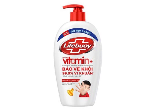 Nước rửa tay Lifebuoy bạc bảo vệ chai 444ml - Hình ảnh 2