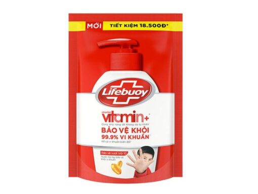 Nước rửa tay Lifebuoy bạc bảo vệ túi 392ml - Hình ảnh 2