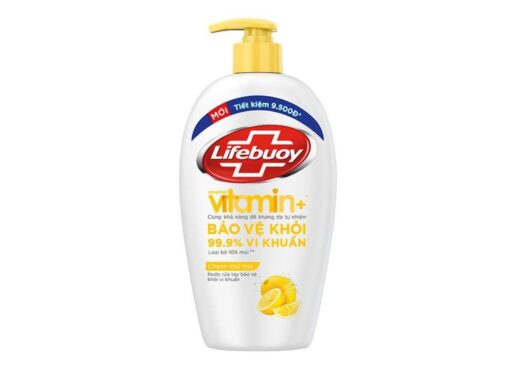 Nước rửa tay Lifebuoy khử mùi chanh chai 444ml - Hình ảnh 2