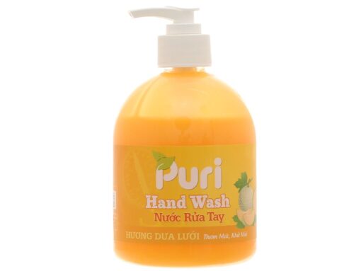 Nước rửa tay Puri hương dưa lưới chai 500ml - Hình ảnh 2