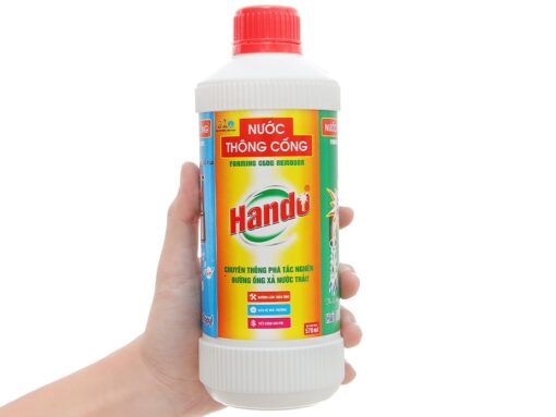 Nước thông cống Hando nội địa chai 570ml - Hình ảnh 5