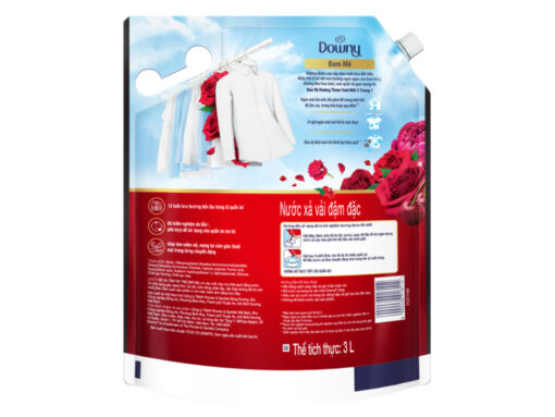 Nước xả vải Downy hương nước hoa đam mê túi 3 lít - Hình ảnh 2
