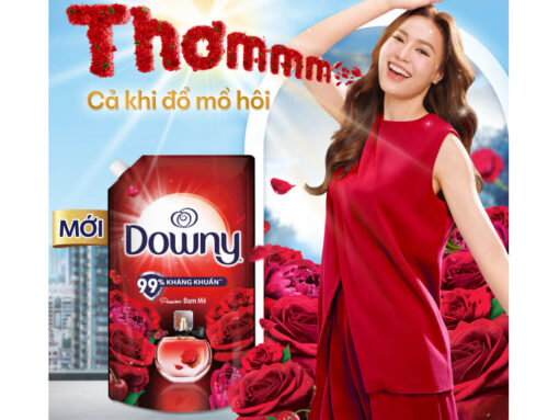 Nước xả vải Downy hương nước hoa đam mê túi 3 lít - Hình ảnh 3