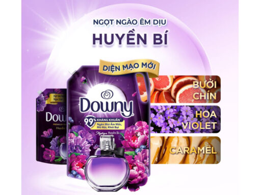 Nước xả vải Downy hương nước hoa huyền bí túi 3 lít - Hình ảnh 6