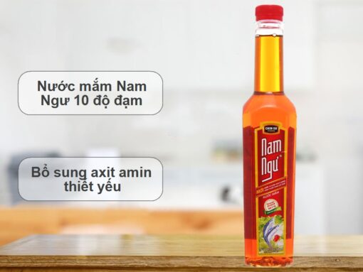 Nước mắm cá cơm Nam Ngư 12 độ đạm chai 500ml - Hình ảnh 2