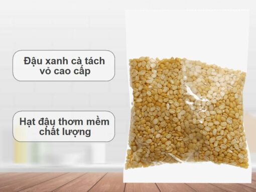 Đậu xanh cà tách vỏ 500g