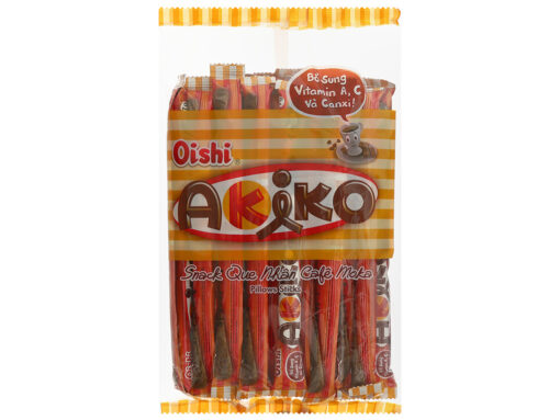 Snack que nhân cà phê moka Oishi Akiko gói 140g - Hình ảnh 3