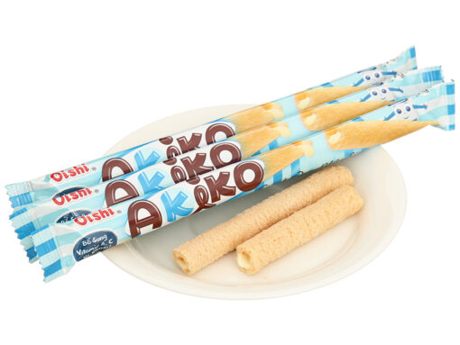 Snack que nhân sữa Oishi Akiko gói 140g - Hình ảnh 5