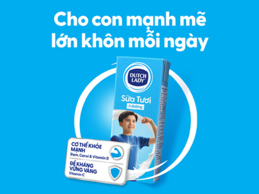 Lốc 4 hộp sữa tươi tiệt trùng có đường Dutch Lady 180ml - Hình ảnh 6