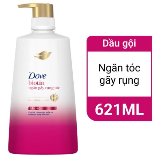 Dầu gội Dove Biotin ngăn tóc gãy rụng 621ml