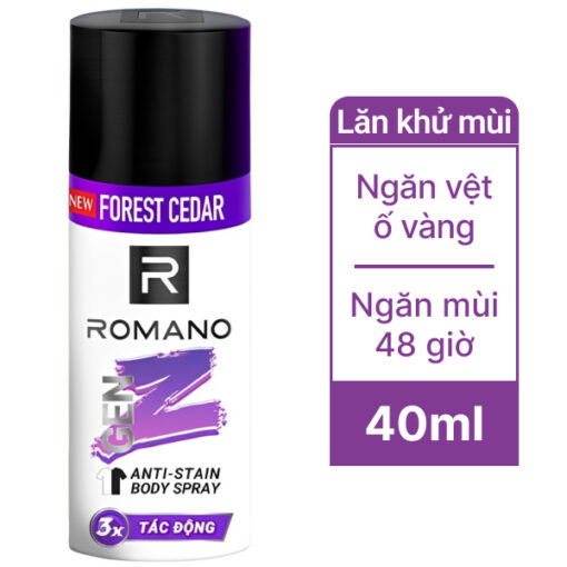 Xịt khử mùi Romano Genz hương Forest Cedar 140ml