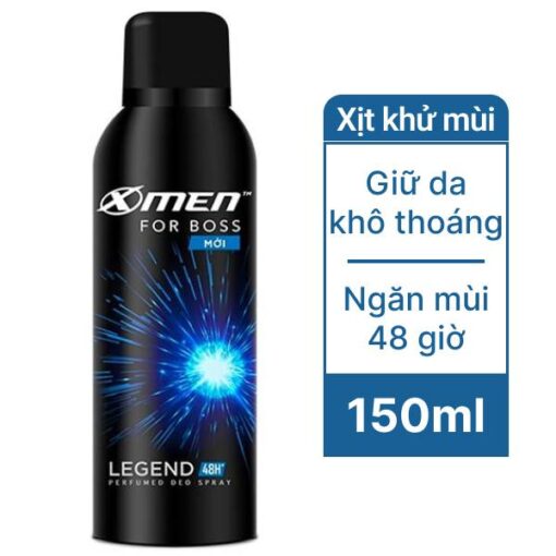 Xịt khử mùi X-Men For Boss Legend 150ml