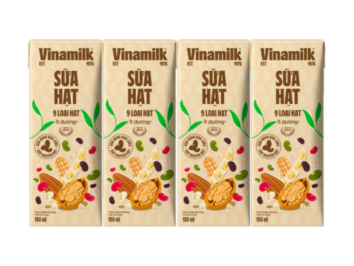 Thùng 24 hộp sữa hạt ít đường Vinamilk 9 loại hạt 180ml - Hình ảnh 5