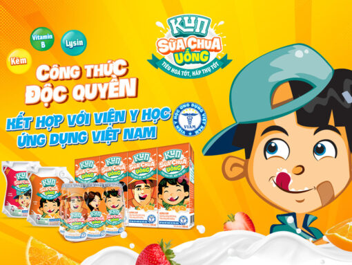 Thùng 24 túi sữa chua uống tiệt trùng hương kem dâu Lof Kun 110ml - Hình ảnh 2