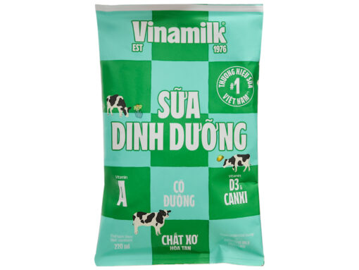Thùng 48 bịch sữa dinh dưỡng có đường Vinamilk 220ml - Hình ảnh 2
