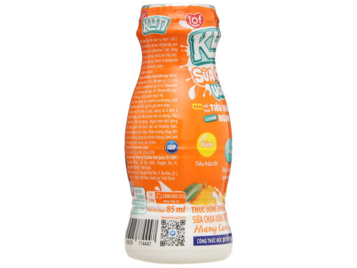 Thùng 48 chai sữa chua uống tiệt trùng hương cam Lof Kun 85ml - Hình ảnh 7