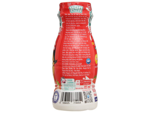 Lốc 6 chai sữa chua uống kem dâu Lof Kun 85ml - Hình ảnh 5