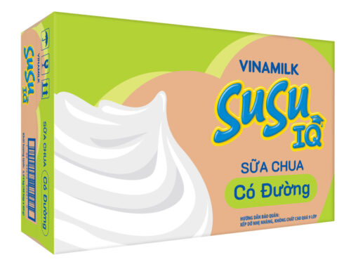 Thùng 48 hộp sữa chua cho trẻ em có đường IQ SuSu 80g - Hình ảnh 2
