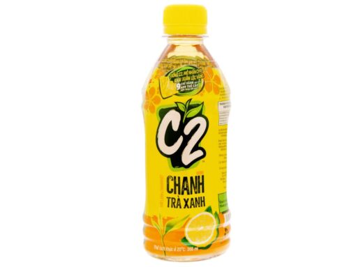 Trà xanh C2 hương chanh 355ml - Hình ảnh 2