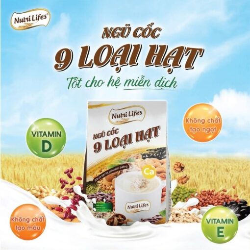 Ngũ cốc Nutrilife's 9 loại hạt - gói 400g - Hình ảnh 2
