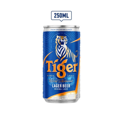Thùng 24 lon bia Tiger lon 250ml - Hình ảnh 2