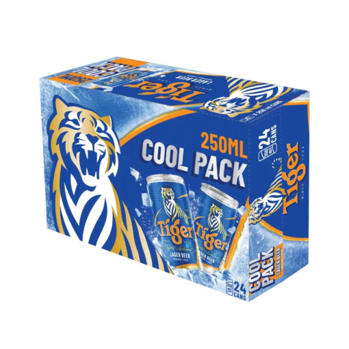 Thùng 24 lon bia Tiger lon 250ml - Hình ảnh 3