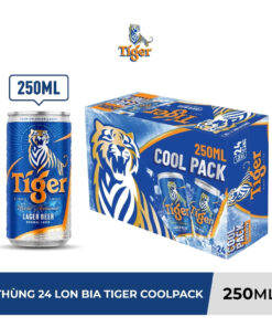 Thùng 24 lon bia Tiger lon 250ml