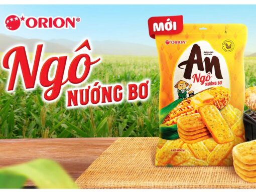 Bánh gạo nướng vị ngô nướng bơ Orion An gói 120g - Hình ảnh 3