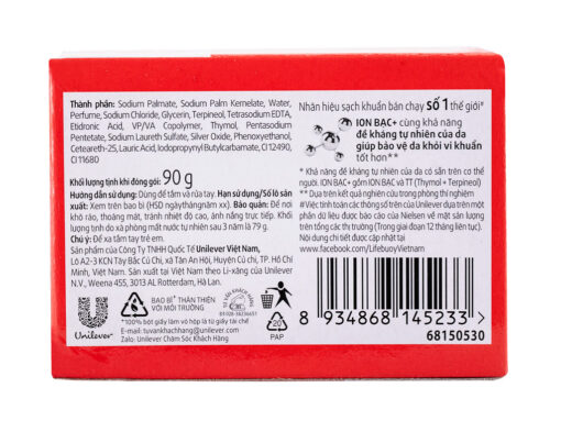Xà bông cục Lifebuoy bảo vệ vượt trội 90g - Hình ảnh 4