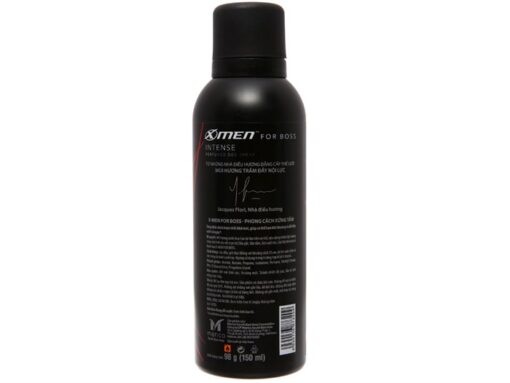 Xịt khử mùi X-Men For Boss Intense 150ml - Hình ảnh 4