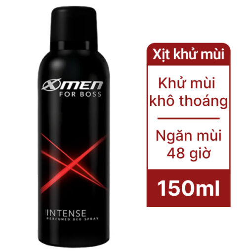 Xịt khử mùi X-Men For Boss Intense 150ml