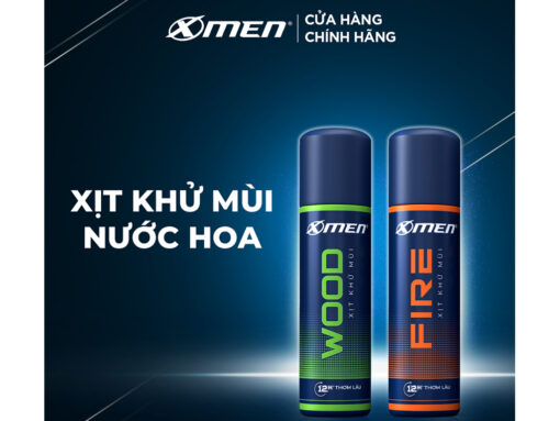 Xịt khử mùi toàn thân cho nam X-Men Wood Sport 140ml - Hình ảnh 2